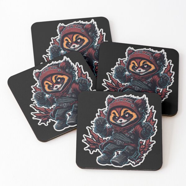 Item preview, Red Panda Ninja 008 designed and sold by Verdine-Sean Daniels.