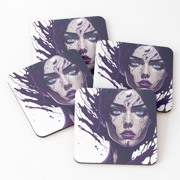 Item preview, Madness woman color paint splash. designed and sold by Amorndetch.