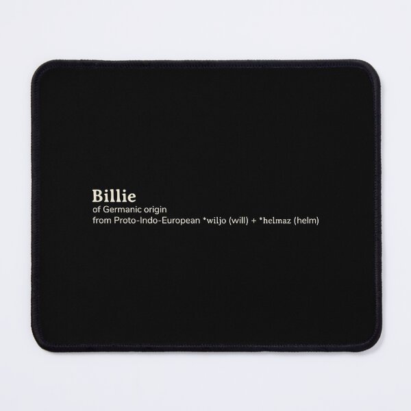 Item preview, Billie name etymology designed and sold by SunyStore911.