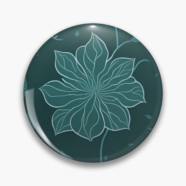 Item preview, Green Color Floral Pattern designed and sold by DesignCentrum.