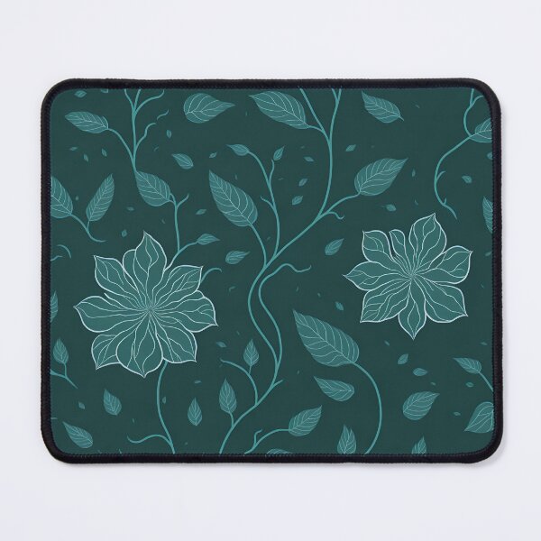 Item preview, Green Color Floral Pattern designed and sold by DesignCentrum.
