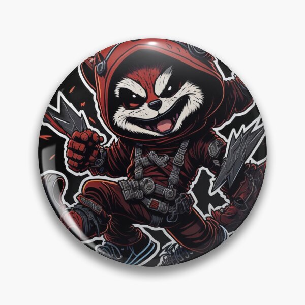 Item preview, Red Panda Ninja 009 designed and sold by Verdine-Sean Daniels.