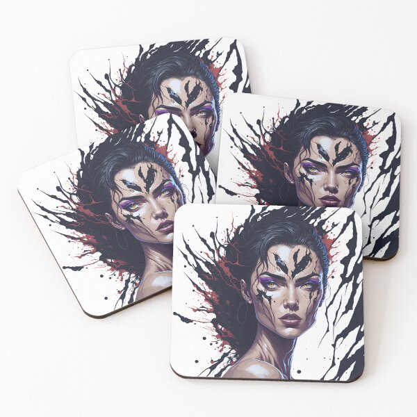 Item preview, Madness woman color paint splash. designed and sold by Amorndetch.