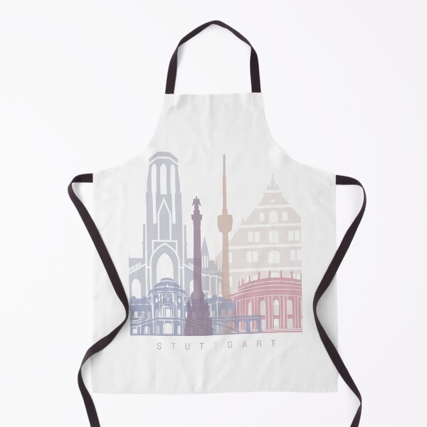 Item preview, STUTTGART SKYLINE POSTER PASTEL designed and sold by paulrommer.