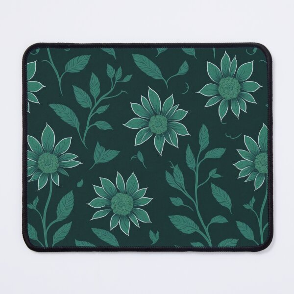Item preview, Green Color Floral Pattern designed and sold by DesignCentrum.