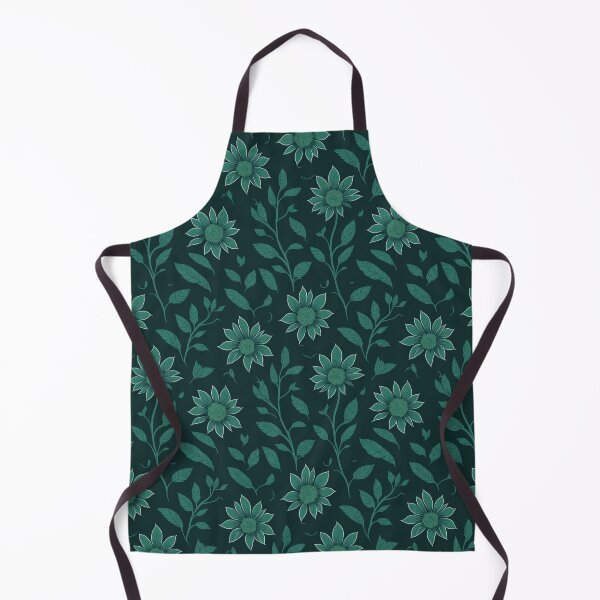 Item preview, Green Color Floral Pattern designed and sold by DesignCentrum.