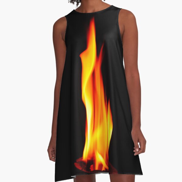 Fire A-Line Dress