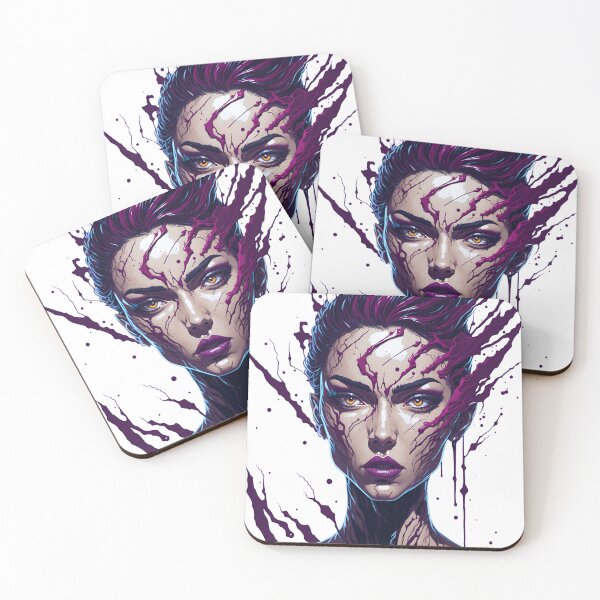Item preview, Madness woman color paint splash. designed and sold by Amorndetch.