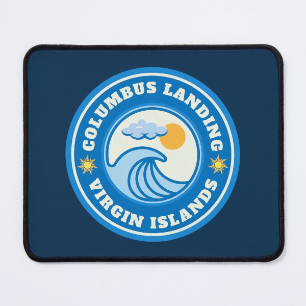 Item preview, Columbus Landing Beach St Croix Virgin Islands - Summer Destination Vintage Logo designed and sold by Vintage-TM.