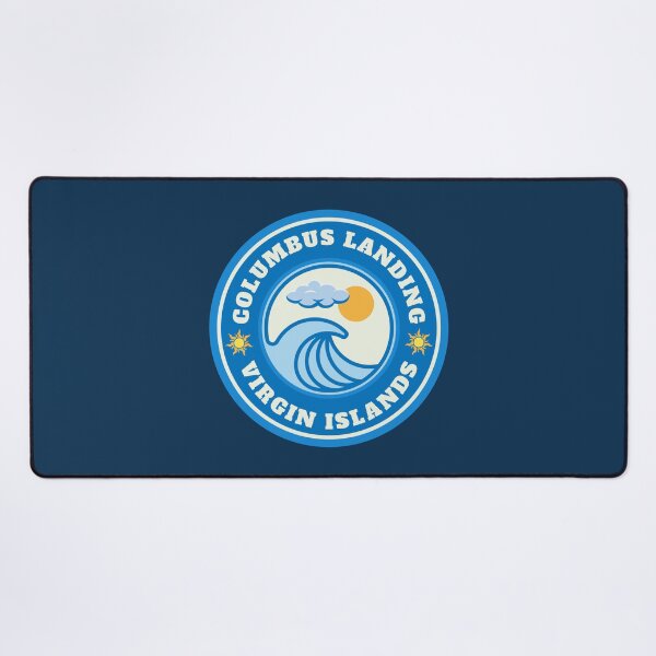 Item preview, Columbus Landing Beach St Croix Virgin Islands - Summer Destination Vintage Logo designed and sold by Vintage-TM.