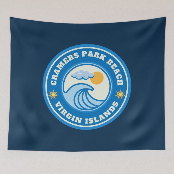 Item preview, Cramer's Park Beach St Croix Virgin Islands - Summer Destination Vintage Logo designed and sold by Vintage-TM.
