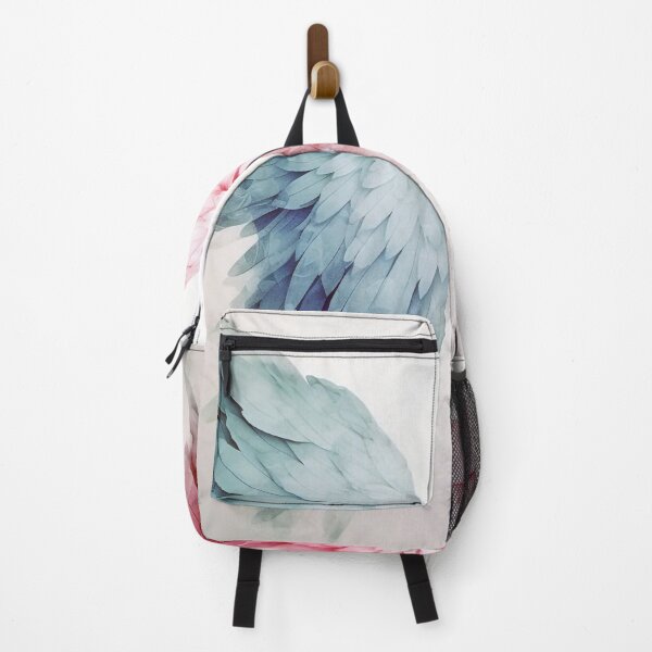 Item preview, Transgender Pride Abstract Angel Wings - Conceptual Art in Soft Color Blending and Photorealistic Style designed and sold by stateofhuman.