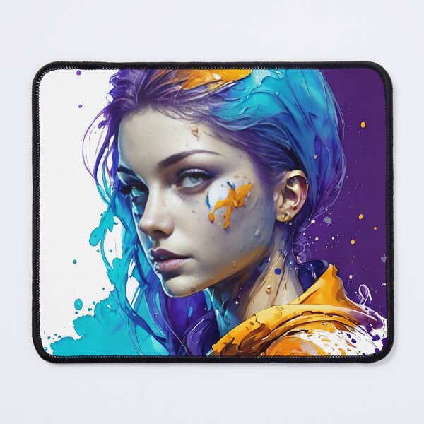 Item preview, Madness woman color paint splash. designed and sold by Amorndetch.