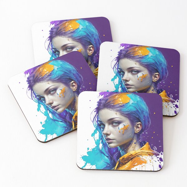 Item preview, Madness woman color paint splash. designed and sold by Amorndetch.