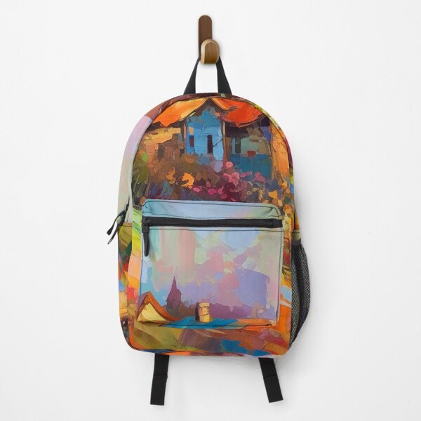 Item preview, Countryside village at sunset 5 designed and sold by Art by Lilia.