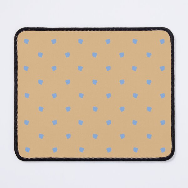Item preview, Paint Splash Polka Dot: Light Blue On Dark Tan designed and sold by TheScraggyBeard.