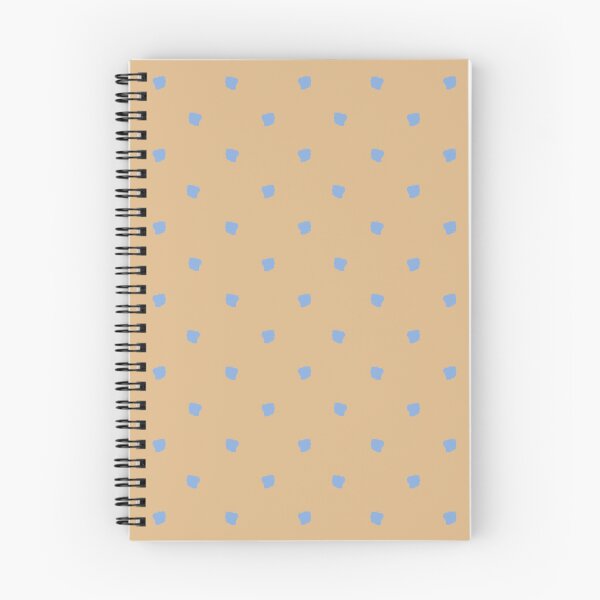 Item preview, Paint Splash Polka Dot: Light Blue On Dark Tan designed and sold by TheScraggyBeard.
