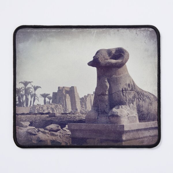 Item preview, Karnak temple, sphynx, vintage photo, ancient Egypt photography designed and sold by art-of-egypt.