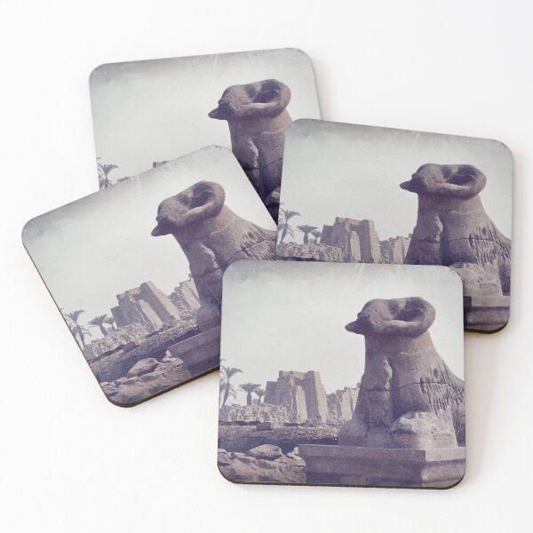 Item preview, Karnak temple, sphynx, vintage photo, ancient Egypt photography designed and sold by art-of-egypt.