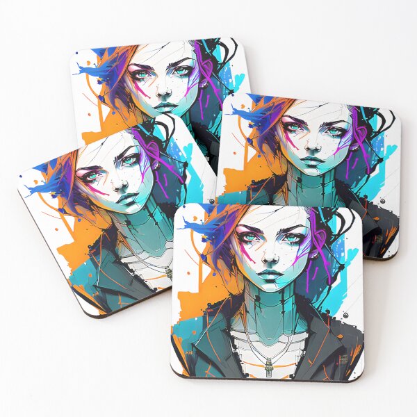 Item preview, Madness woman color paint splash. designed and sold by Amorndetch.