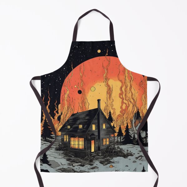 Item preview, Fiery Sky House designed and sold by JustArtDesign9.