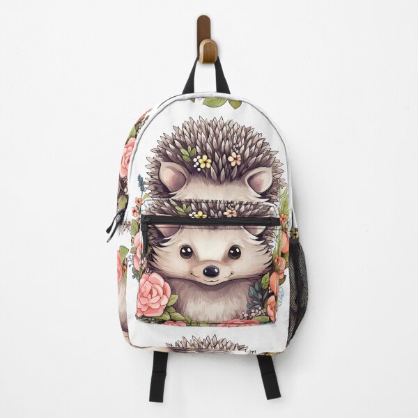 Item preview, Hedgehog with Flowers designed and sold by cece4410.