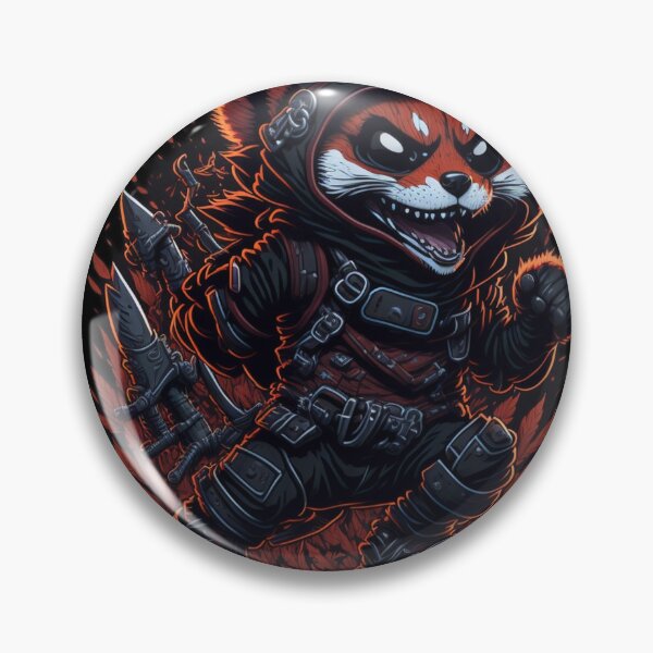 Item preview, Red Panda Ninja 019 designed and sold by Verdine-Sean Daniels.