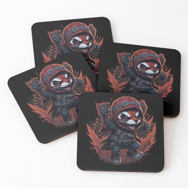 Item preview, Red Panda Ninja 020 designed and sold by Verdine-Sean Daniels.