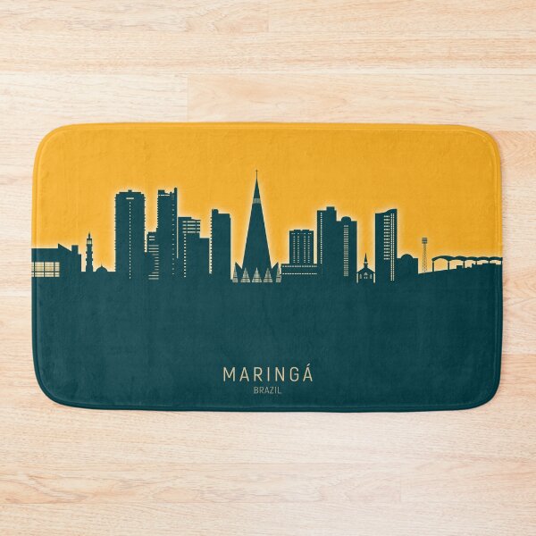 Artikelvorschau, Maringa Skyline Brazil entworfen und verkauft von ArtPrints.