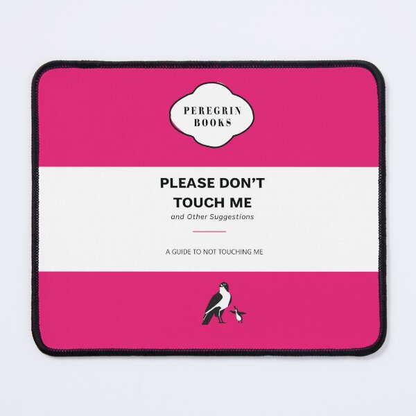 Item preview, Please Don't Touch Me Parody Book Cover designed and sold by Corinne Alexa Jackson.