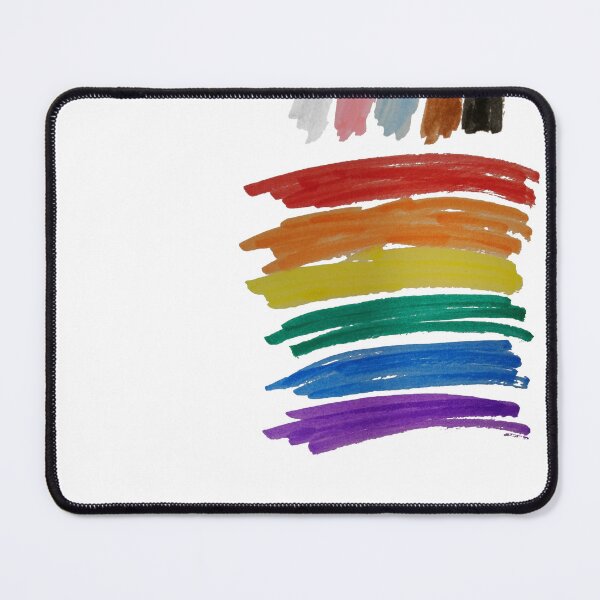 Item preview, Hand-drawn Progress Pride Rainbow designed and sold by ItsBriala.