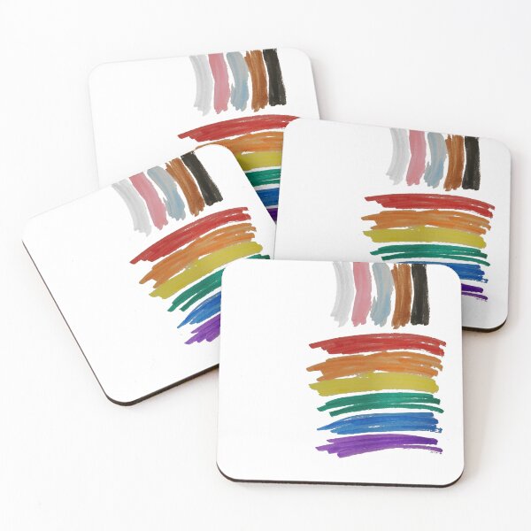 Item preview, Hand-drawn Progress Pride Rainbow designed and sold by ItsBriala.