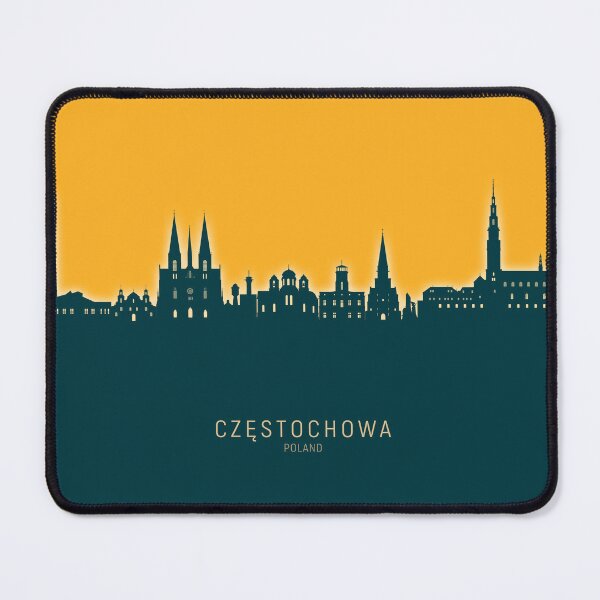 Item preview, Czestochowa Poland Skyline designed and sold by ArtPrints.