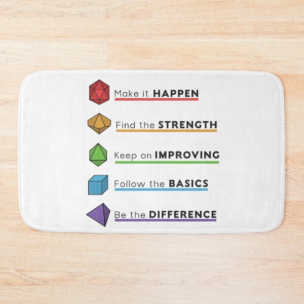 Item preview, RPG Game dice give motivation designed and sold by IndoorFeats.