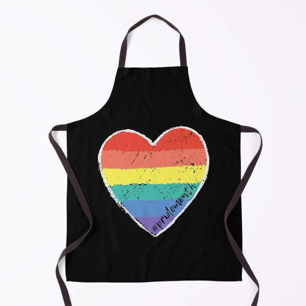 Item preview, Pride Month - Love Heart painted with LGBT official colours - Black text designed and sold by T1337.