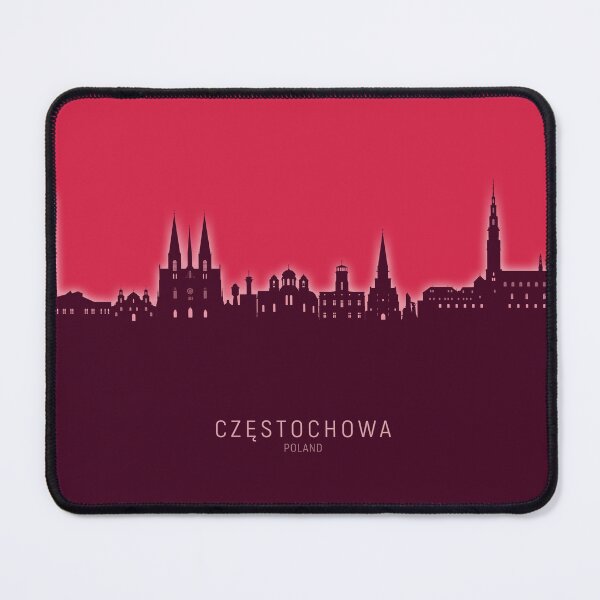 Item preview, Czestochowa Poland Skyline designed and sold by ArtPrints.