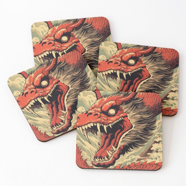 Item preview, Roaring Red Dragon - Fiery Fantasy Art designed and sold by JustArtDesign9.
