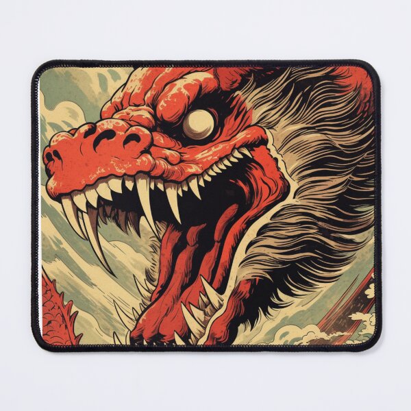 Item preview, Roaring Red Dragon - Fiery Fantasy Art designed and sold by JustArtDesign9.
