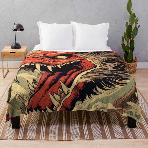 Item preview, Roaring Red Dragon - Fiery Fantasy Art designed and sold by JustArtDesign9.