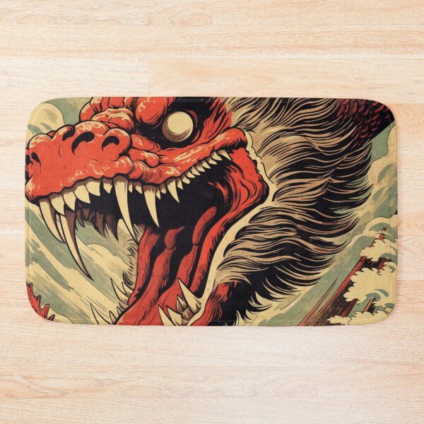 Item preview, Roaring Red Dragon - Fiery Fantasy Art designed and sold by JustArtDesign9.