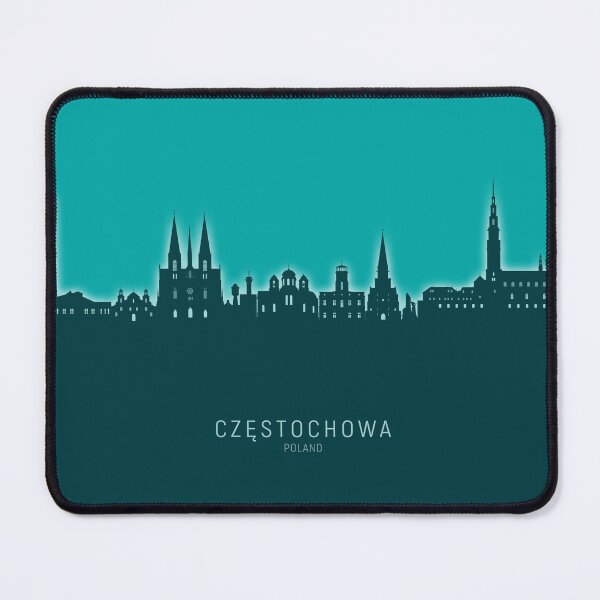 Item preview, Czestochowa Poland Skyline designed and sold by ArtPrints.
