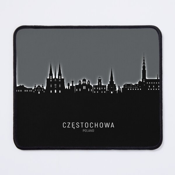 Item preview, Czestochowa Poland Skyline designed and sold by ArtPrints.