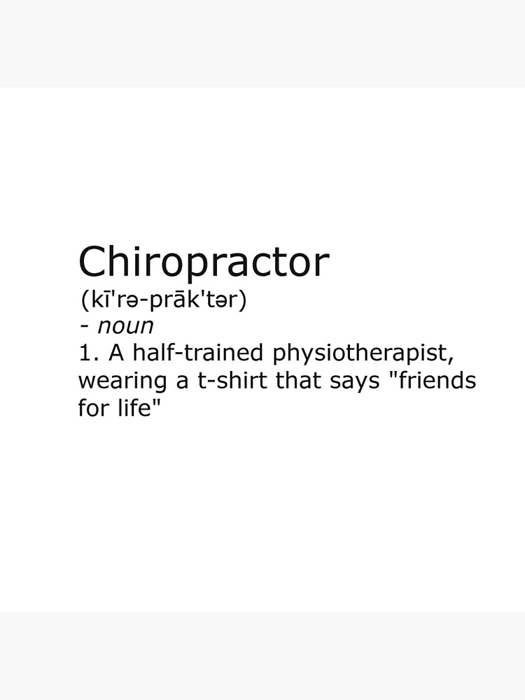 Thumbnail 4 of 4, Pillow, Chiropractor - definition designed and sold by RobGoodfellow.