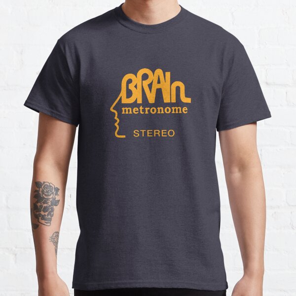 Brain Records logo Krautrock orange Classic T-Shirt