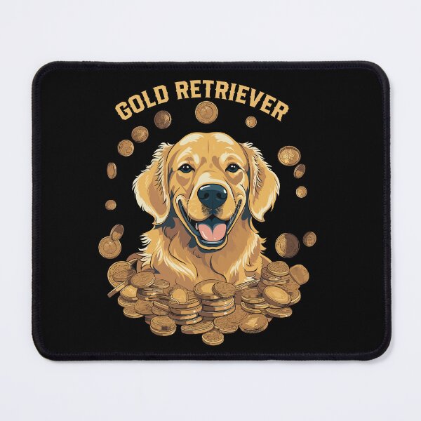 Item preview, Gold Retriever, Golden Retriever with lots of gold coins designed and sold by Gerald Waters.