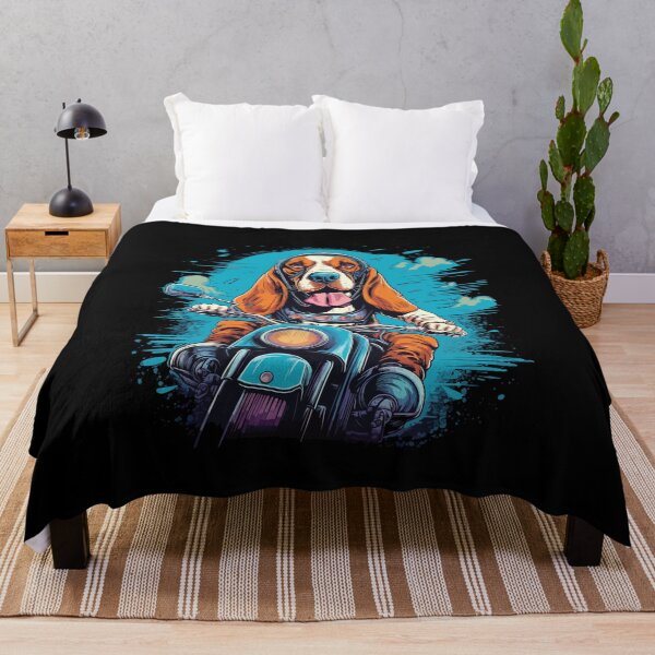 Item preview, Basset Hound riding a motorcycle designed and sold by Gerald Waters.