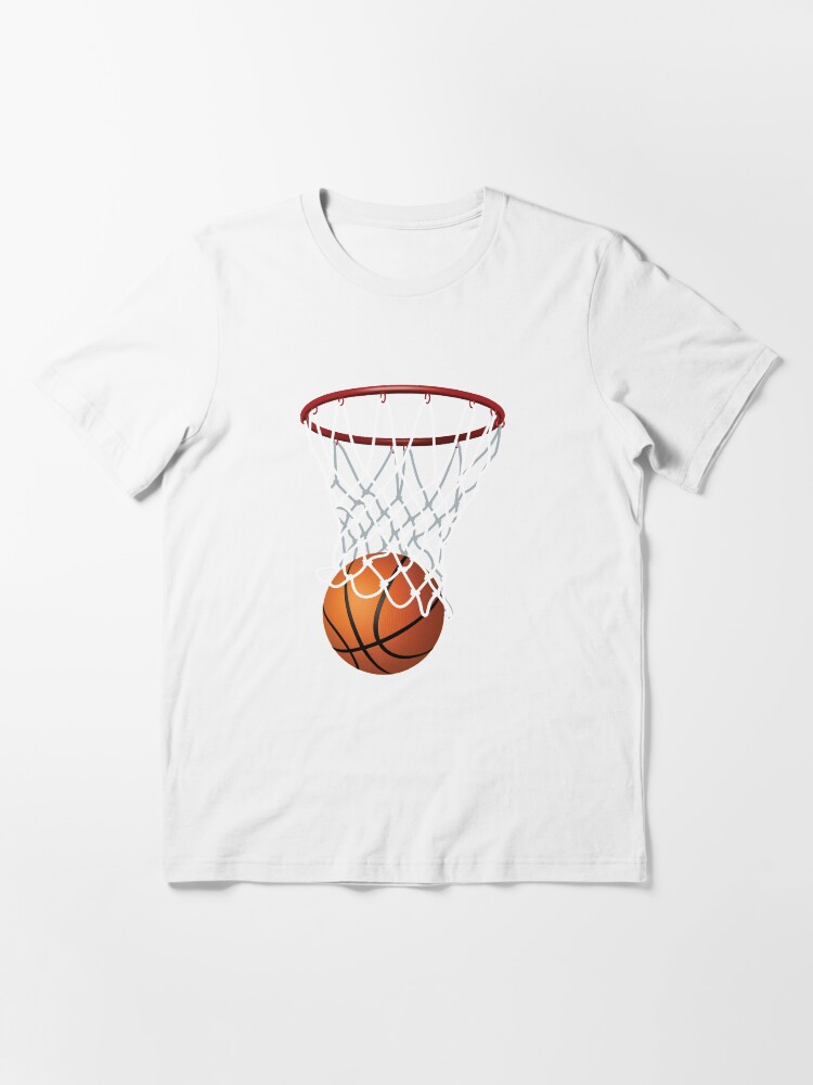 "Basketball and Hoop Net" Tshirt for Sale by Gotcha29 Redbubble