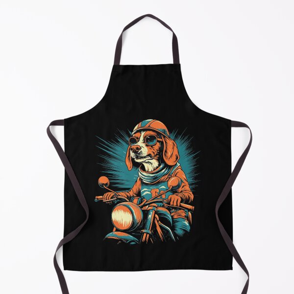 Item preview, A Beagle dog riding a motorcycle designed and sold by Gerald Waters.