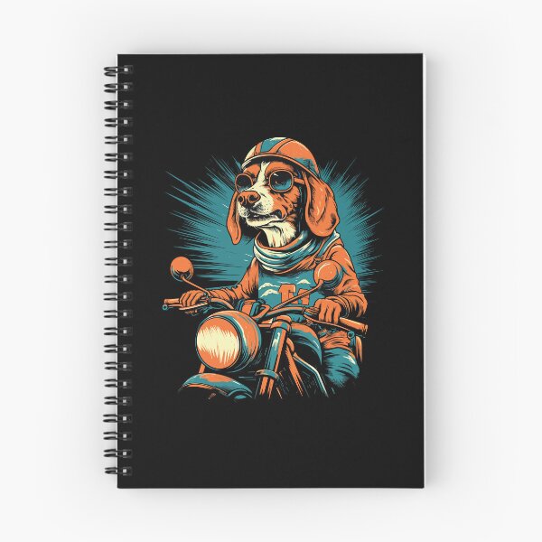 Item preview, A Beagle dog riding a motorcycle designed and sold by Gerald Waters.