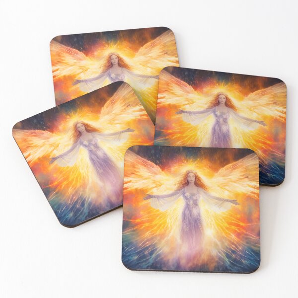 Item preview, Angel glowing beings 3 designed and sold by Art by Lilia.